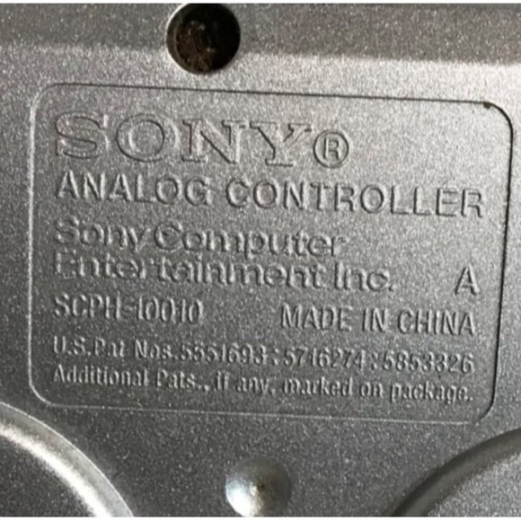 Sony PlayStation DualShock 2 Wired Controller SCPH-10010 Silver OEM - Picture 3 of 6